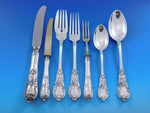 Wilkens German 800 Silver Flatware Set Service 57 pieces Ornate Rococo