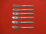 Contessina by Towle Sterling Silver Trout Knife Set 6pc HHWS  Custom Made 7 1/2"