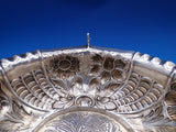 Charles Stuart Harris English Victorian Sterling Silver Bowl Oval Flowers #8424