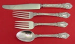 Charles II by Lunt Sterling Silver Regular Size Place Setting(s) 4-Piece Vintage