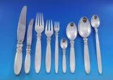 Cactus by Georg Jensen Sterling Silver Flatware Set 12 Service 115 pcs Dinner