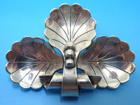 Large La Paglia Sterling Leaf Pin #133 (#J3626)