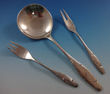 Diamant by A. Dragsted Danish Sterling Silver Flatware Set 117 Pcs Unique Modern