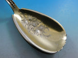 Medallion aka Warrior by Wood & Hughes Sterling Silver Berry Spoon GW Flowers