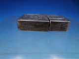 European .800 Silver Lighter Cover Engraved on All Sides 2 1/4" x 1 1/2" (#6738)