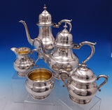 Exemplar by Watson Sterling Silver Tea Set 5pc #514 Circa 1703-1761 NY (#8016)