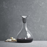 Wine & Bar by Georg Jensen Stainless Steel and Glass Wine Carafe Modern - NOS