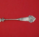 Coin Silver Master Butter Flat Handle Grecian Style Handle Bright-Cut Ivy 7 1/8"