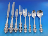 El Greco by Reed and Barton Sterling Silver Flatware Service for 8 Set 73 pcs
