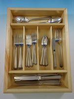 Satin Beauty by Oneida Sterling Silver Flatware Set Service 28 pieces