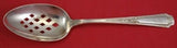 Louis XIV by Towle Sterling Silver Serving Spoon Pierced w/ Diamonds Orig 8 1/4"