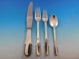 Beaded by Georg Jensen Sterling Silver Flatware Set for 8 Service 56 pcs Dinner