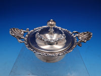 Sea Motif by Mauser Sterling Silver Terrapin Bowl with Cover Underplate (#7896)