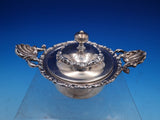 Sea Motif by Mauser Sterling Silver Terrapin Bowl with Cover Underplate (#7896)