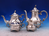 Rosebud by Eugen Ferner German Sterling Silver Tea Set 4pc 1957 76.1 ozt. #8875