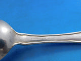 Lap Over Acid Etched by Tiffany Sterling Silver Place Soup Spoon Large Orchid 7"