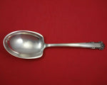 English Shell by Lunt Sterling Silver Berry Spoon 8 3/4" Serving Vintage