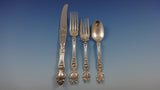 Violet by Wallace Sterling Silver Flatware Set For 8 Service 52 Pieces No Monos