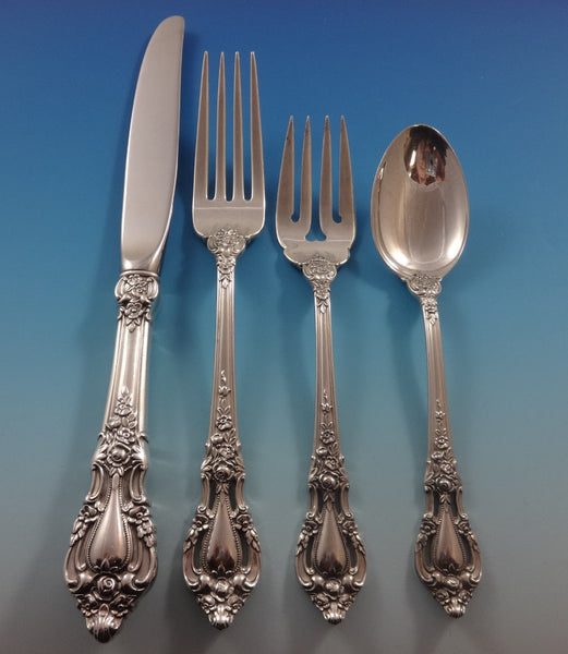 Eloquence by Lunt Sterling Silver Flatware Service For 6 Set 28 Pieces