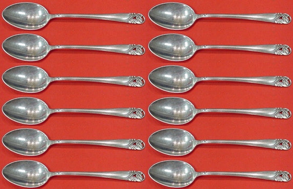 Spring Glory by International Sterling Silver Teaspoon Set 12 pcs 6"