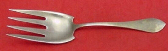 Colonial by Whiting Sterling Silver Salad Serving Fork 9 1/2" Square Shoulders