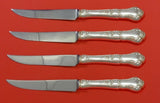 Baronial Old by Gorham Sterling Silver Steak Knife Set 4pc HHWS Custom 8 1/2"