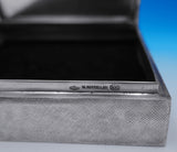 Buccellati Italian .800 Silver Cigar Box Textured with Velvet Interior (#8937)