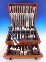 Continental by International Sterling Silver Flatware Service for 12 Set 104 pc