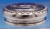Gorham Sterling Silver Dresser Jar with Cut Crystal S3069 1 1/2" (#9148)