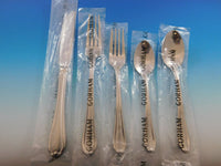 Melon Bud Frosted by Gorham Stainless Steel Flatware Set Service 12 New 65 pc