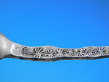 Lap Over Edge Tiffany & Co Sterling Silver Demitasse Spoon GW Applied Fish Weeds