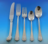 Williamsburg Shell by William Roberts Stainless Steel Flatware Set Service 72 pc