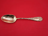Chrysanthemum by Durgin Sterling Silver Place Soup Spoon Vermeil Gold 7 1/8"