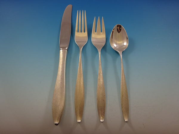 RSVP by Towle Sterling Silver Flatware Set For 12 Service Midcentury Modern