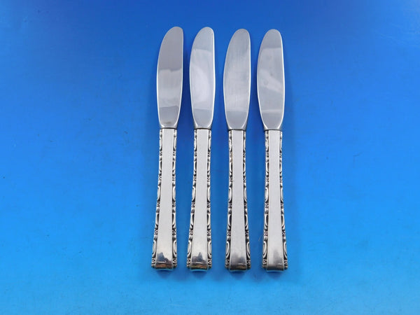 Madrigal by Lunt Sterling Silver Butter Spreader HH Modern 6 1/8" Set of 4