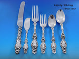 Harlequin Mixed Sterling Silver Flatware Set for 10 Dinner Service 60 pc Ornate