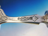Martin Hall and Co English Sterling Silver Fish Serving Set 2pc Pierced Serpent