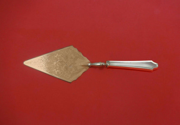Minuet by International Sterling Silver Pastry Server Fancy Vermeil HH Custom
