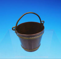 Mixed Metals Copper Brass Smoking Set 4pc Bucket Pail Arts and Crafts (#3557)