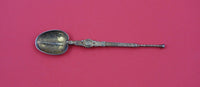 English Estate Sterling Silver Coffee Spoon vermeil London 1952 4 5/8"