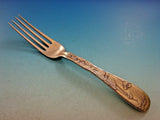 Lap Over Edge Acid Etched by Tiffany & Co. Sterling Silver Dinner Fork Japanese