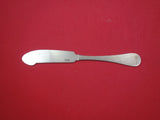 Wood and Hughes Sterling Silver Master Butter flat handle BC hammered 7 1/2"