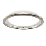 18k White Gold Wedding Band Ring Dated 1930 Size 7.25 Jewelry (#J7281)