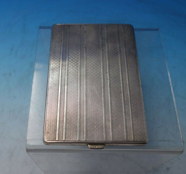 Russian 84 Silver by Unknown Cigarette Case w/ Crest 4 3/4" x 3" c.1930 (#6059)