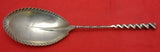 Square Twist #5 by Whiting Sterling Silver Berry Spoon Fluted 9 5/8" Serving