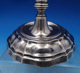 Handmade Hand Hammered Buccellati Italian Sterling Silver Candlestick Pair #7373