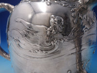 Gorham Sterling Silver Champagne Cooler Sea Life 3 Handle Nude #7773 (#4716)