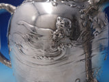 Gorham Sterling Silver Champagne Cooler Sea Life 3 Handle Nude #7773 (#4716)