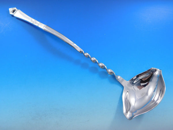 Danish Crown by Frigast Sterling Silver Punch Ladle 11 3/4" Twist HHWS  Custom