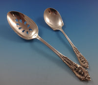 Rose Point by Wallace Sterling Silver Flatware Set For 12 Service 65 Pieces